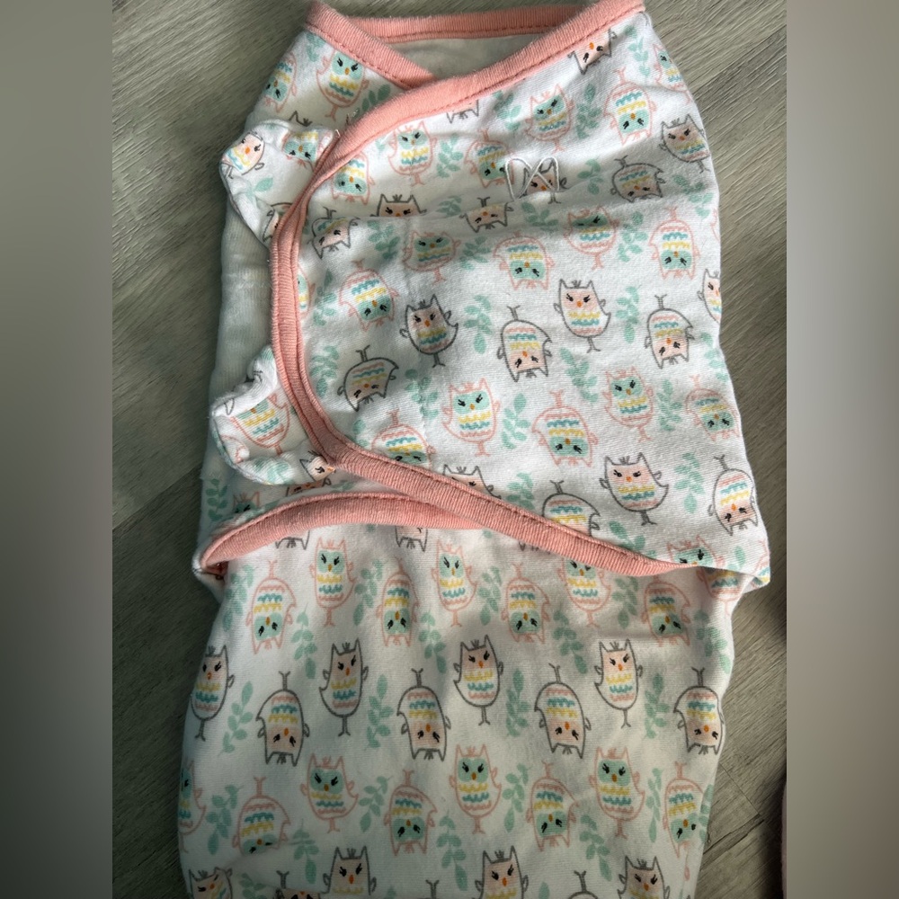 Set of 3 SwaddleMe Pink Patterned Swaddle Blankets - Picture 3 of 8